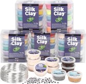 Klassenset voor figuren met Silk Clay®, 1 set, kleuren assorti