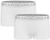 Muchachomalo Meisjes ondergoed Muchachomalo GIRLS BOXER 2-PACK wit 122/128