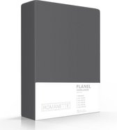 Luxe Flanel Hoeslaken Antraciet | 160x200 | Warm En Zacht | Uitstekende Kwaliteit