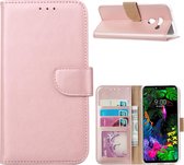 Xssive Hoesje voor LG G8 ThinQ - Book Case - Rose Goud