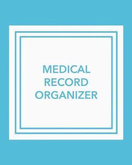Medical Record Organizer, American Medical Journals 9781073514991