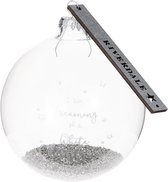 Kerstbal Dreaming helder 10cm