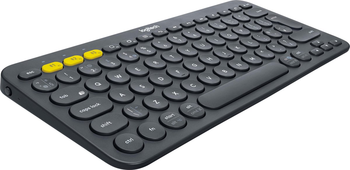 Logitech K380 draadloos Bluetooth QWERTY toetsenbord - Grijs