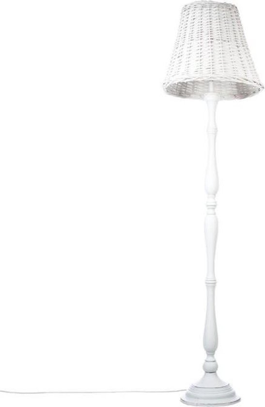 Aanzetten Boekhouding zonlicht MaxxHome Lixa riet Vloerlamp - Leeslamp - 160cm | bol.com