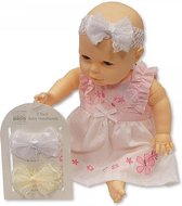 Set Baby Haarbanden met Strik | 'Satin & Lace' | 2 stuks