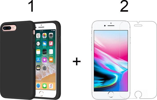 Tablet Raadplegen Zweet iphone 6 plus hoesje zwart - Apple iPhone 6s plus hoesje zwart siliconen  case hoes... | bol.com