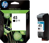 HP 45 - 51645AE - Inktcartridge Zwart / Black