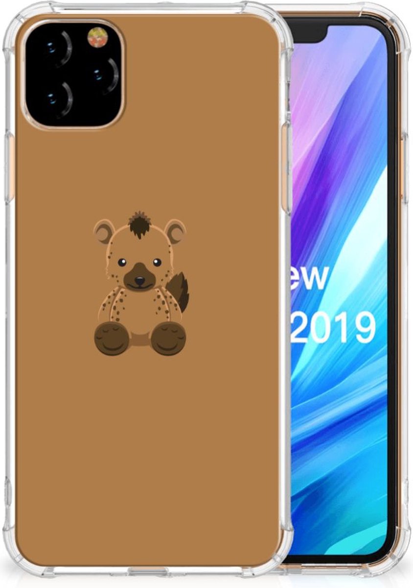 Apple iPhone 11 Pro Max Stevig Bumper Hoesje Baby Hyena