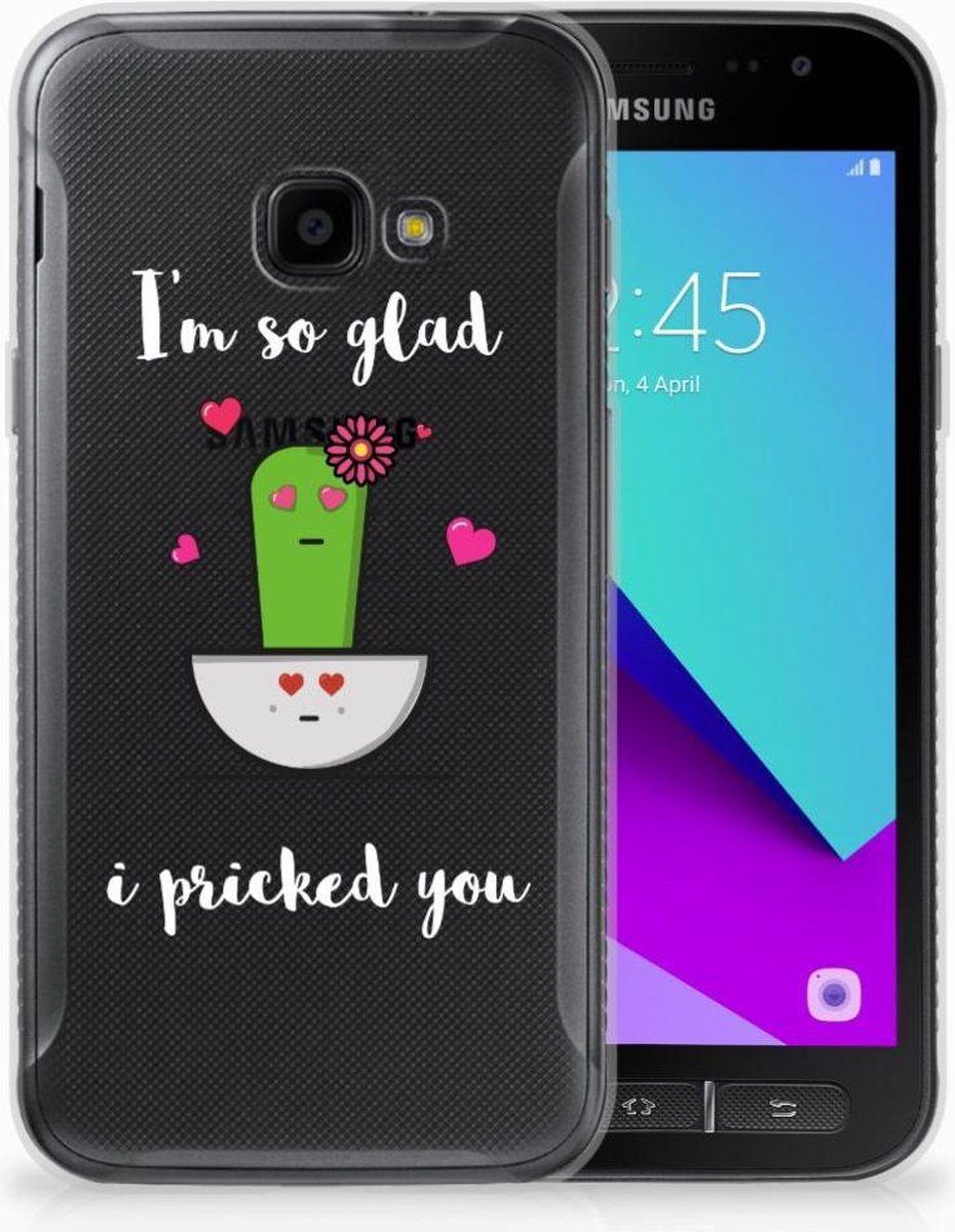 Samsung Galaxy Xcover 4 | Xcover 4s Telefoonhoesje met Naam Cactus Glad