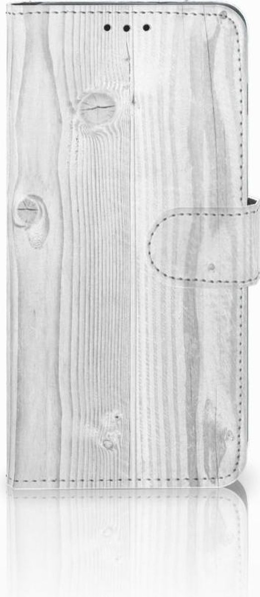 Samsung Galaxy S10 Plus Book Style Case White Wood