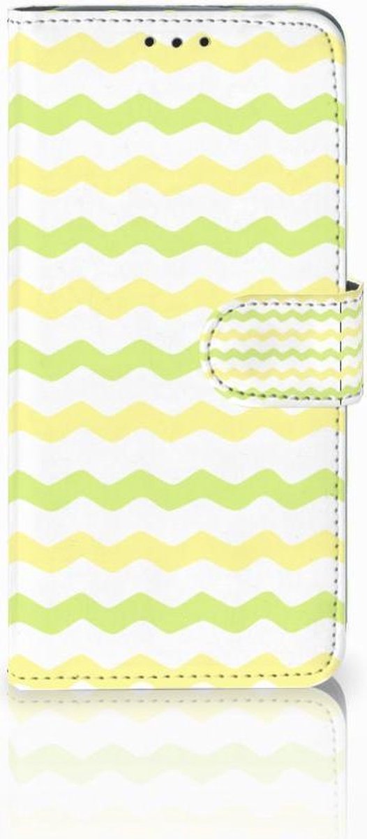 Samsung Galaxy S10 Plus Telefoon Hoesje Waves Yellow