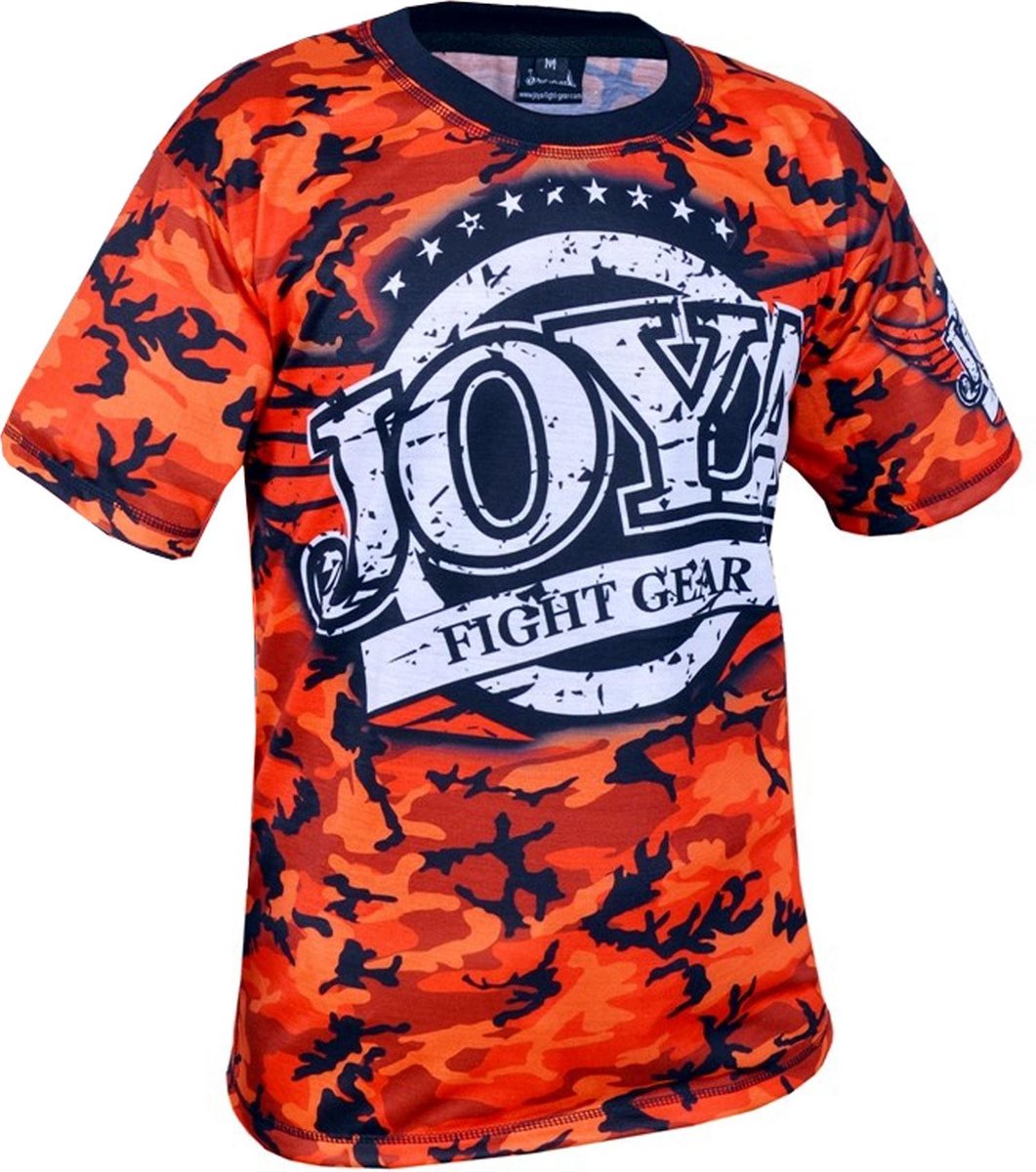Joya Camouflage - T-shirt - Katoen - Rood - M