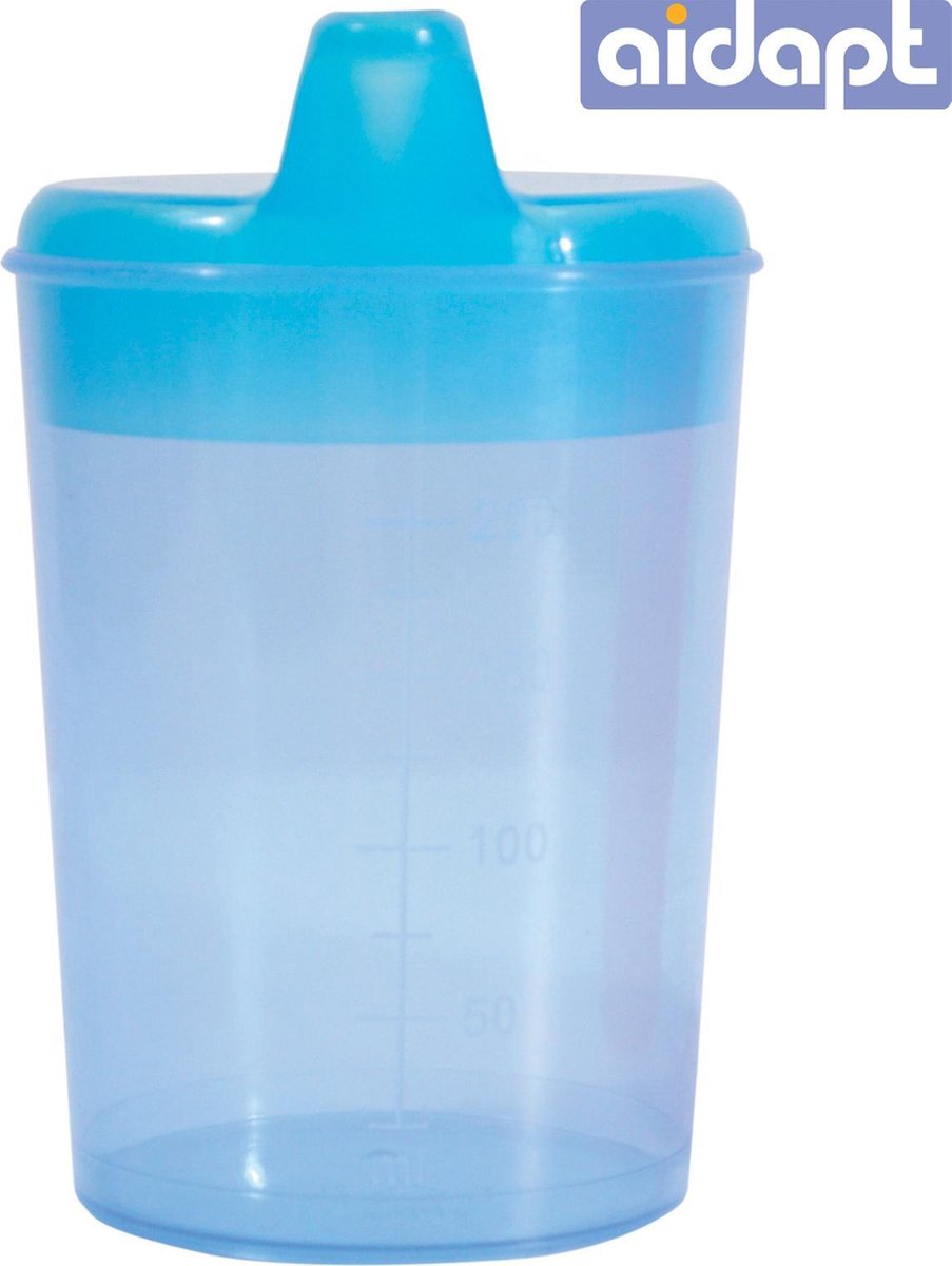 Aidapt Drinkbeker 2 hulpstukken (Blauw)