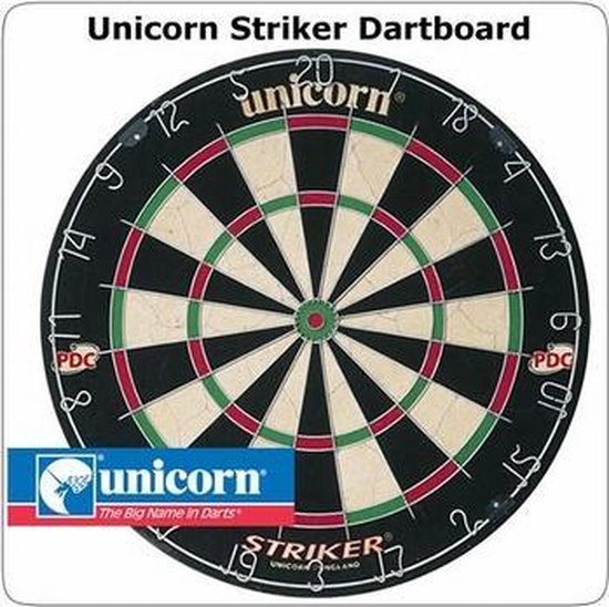 Unicorn Striker Dartboard Per stuk