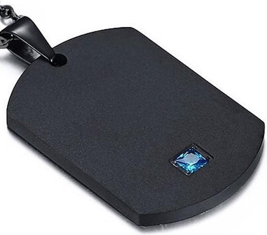 Montebello Chaîne Satureja - Acier 316L - Zircon - 27x50mm - 60cm