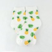 vrolijke ananas sokken tropisch (dames)