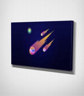 Meteors Canvas | 70x100 cm
