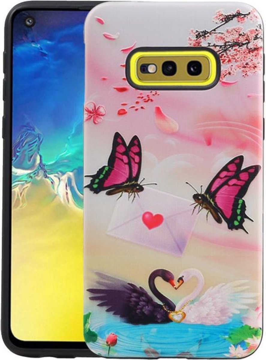 Vlinder Design Hardcase Backcover - Hoesje Geschikt voor Samsung Galaxy S10e