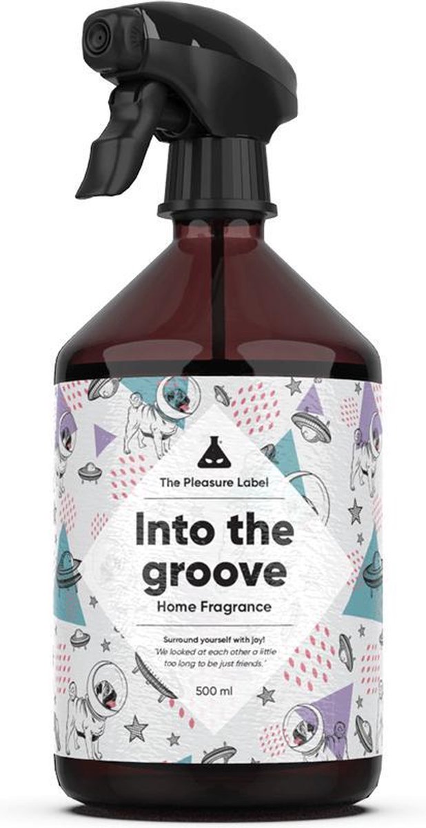 The Pleasure Label - Into The Groove - Huisparfum - 500 ml - Geur: Kardemom, Kaneel en Amandel