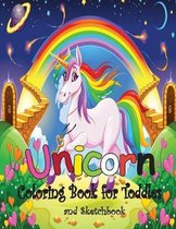 Unicorns Coloring and Sketchbook- Unicorn Coloring Book for Toddles