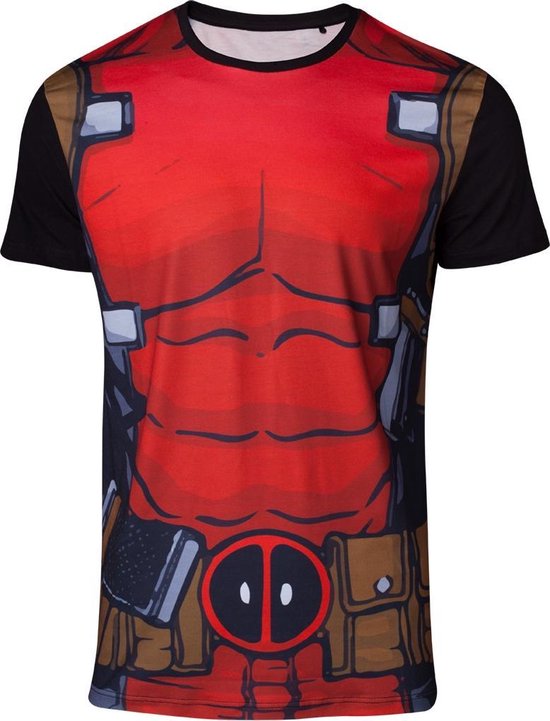 T-shirt Marvel Deadpool By Difuzed - Taille M - Noir - Neuf Avec étiquettes