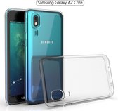 HB Hoesje Geschikt voor Samsung Galaxy A2 Core - Siliconen Back Cover - Transparant