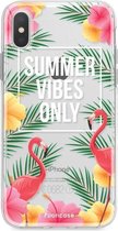 iPhone X hoesje TPU Soft Case - Back Cover - Summer Vibes Only