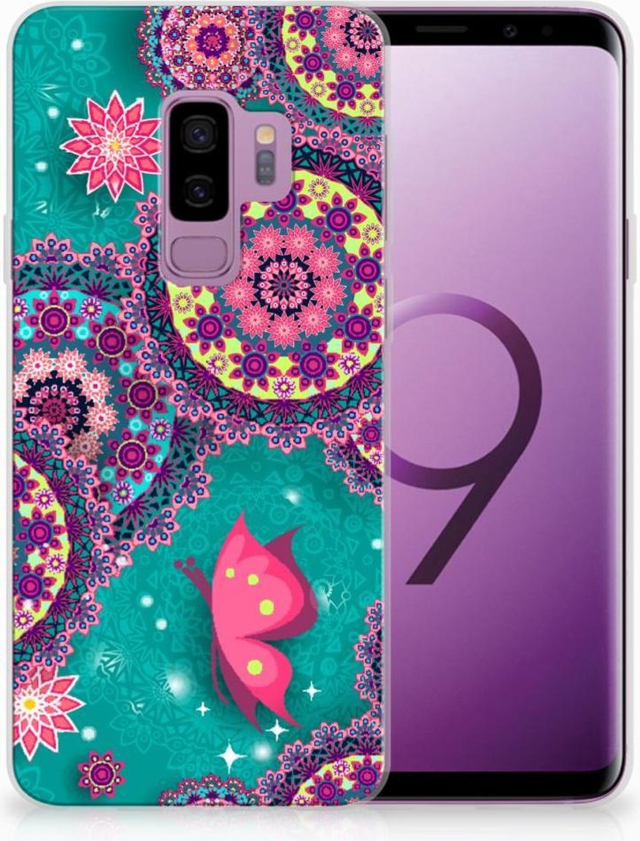 Samsung Galaxy S9 Plus Hoesje maken Cirkels en Vlinders