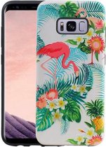 Flamingo Design Hardcase Backcover voor Samsung Galaxy S8