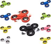 relaxdays 10 x Fidget spinner in een set - verschillende kleuren - hand spinner antistress