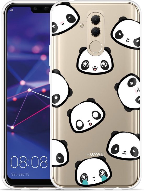 Bitterheid Koopje band Huawei Mate 20 Lite Hoesje Panda Emotions Designed by Cazy | bol.com