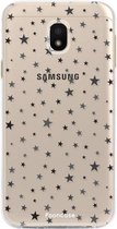 FOONCASE Samsung Galaxy J3 2017 hoesje TPU Soft Case - Back Cover - Stars