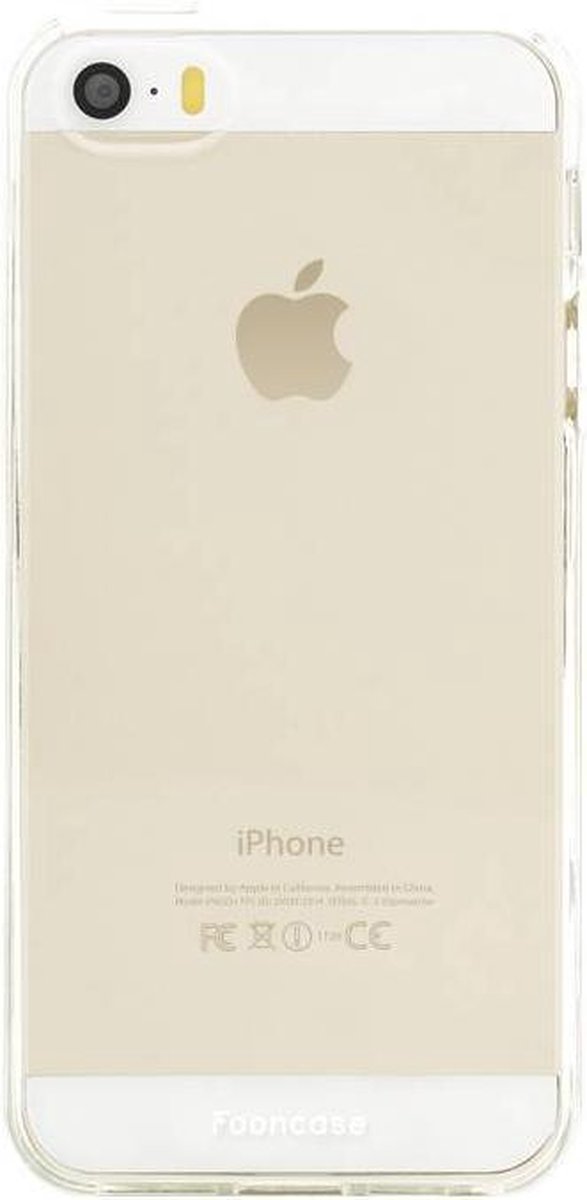 iPhone SE hoesje TPU Soft Case - Back Cover - Transparant