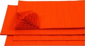 Creotime Harmonica Papier 28 X 17,8 Cm 8 Stuks Oranje