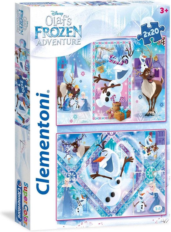Puzzel Disney Frozen Clementoni 2 x 20 stukjes | bol.com
