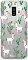Samsung Galaxy S9 Plus hoesje TPU Soft Case - Back Cover - Alpaca / Lama