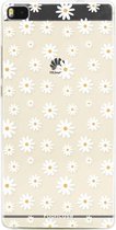 Huawei P8 hoesje TPU Soft Case - Back Cover - Madeliefjes