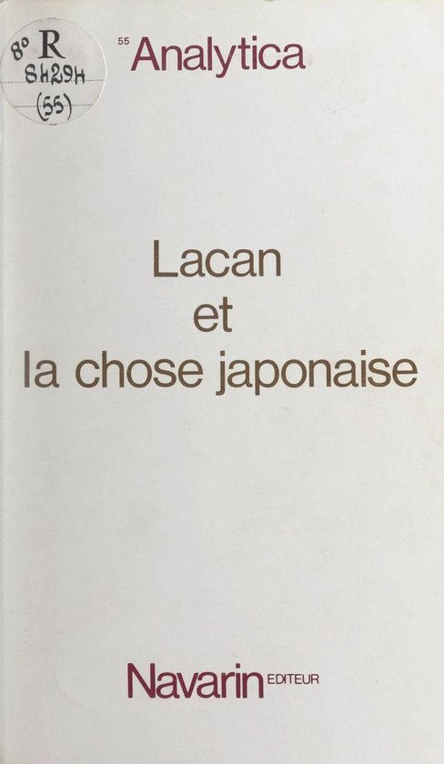 Lacan et la chose japonaise - cover