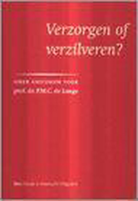Verzorgen of verzilveren - cover