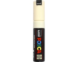 Verfstift posca pc8k b schuin ivoor