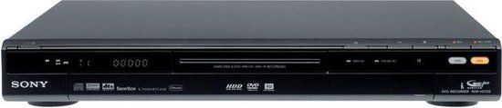 Sony RDR-HX725 DVD & Hardeschijf recorder 160 GB - Zwart | bol