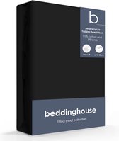 Beddinghouse Jersey Lycra - Topper Hoeslaken - 90/100x200/210/220 - Zwart