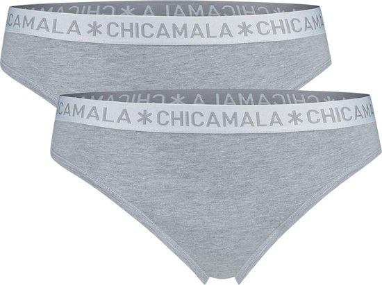 Chicamala String voor Dames verpakking van 2 stuks - Grijs - Maat XL