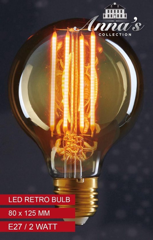 uitvoeren Stamboom Ondeugd 3 stuks LED retro lamp 125x175 mm 2w1800k e27 niet dimbaar gloeidra... |  bol.com