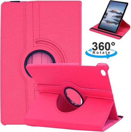 Coque Rotative Samsung Galaxy Tab S5e T720 / T725 avec Stylet Etui Multi  Stand - Rose... | bol.com