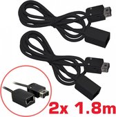 2 x Verlengkabels voor Nintendo Mini Classic NES Controller - 1.8 meter
