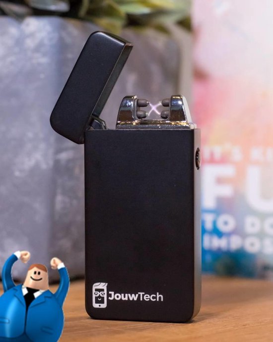Plasma Aansteker USB Zwart - JouwTech Classic | bol.com