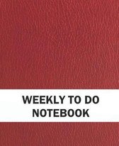 Weekly to Do Notebook