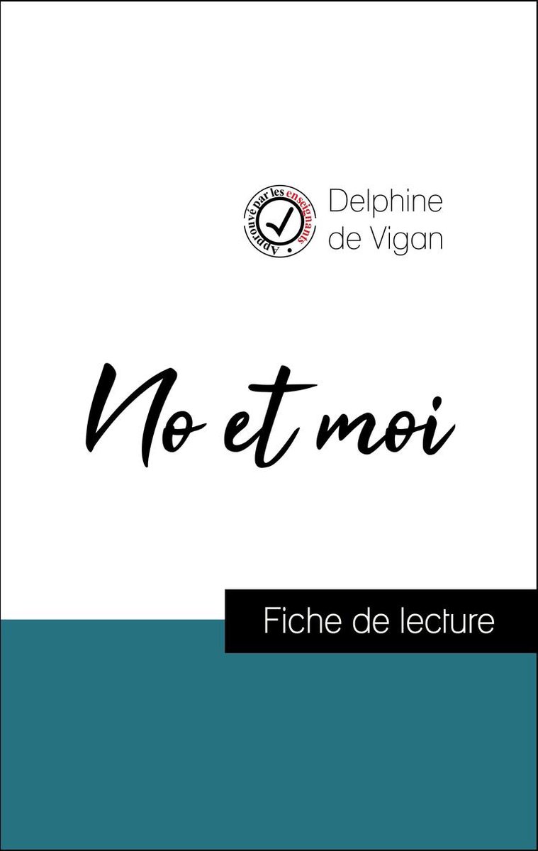 No Et Moi - Fiche De Lecture Collège