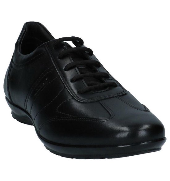 GEOX Uomo Symbol Heren Sneakers - Zwart - Maat 43.5 | bol.com